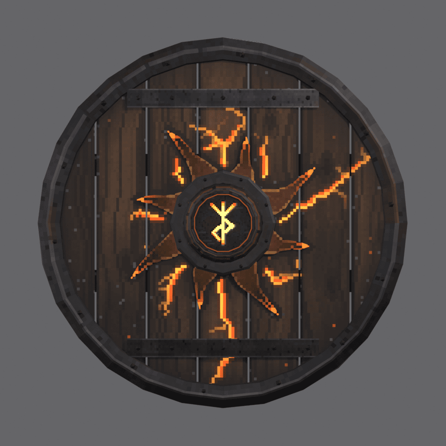 Ember Shield front view