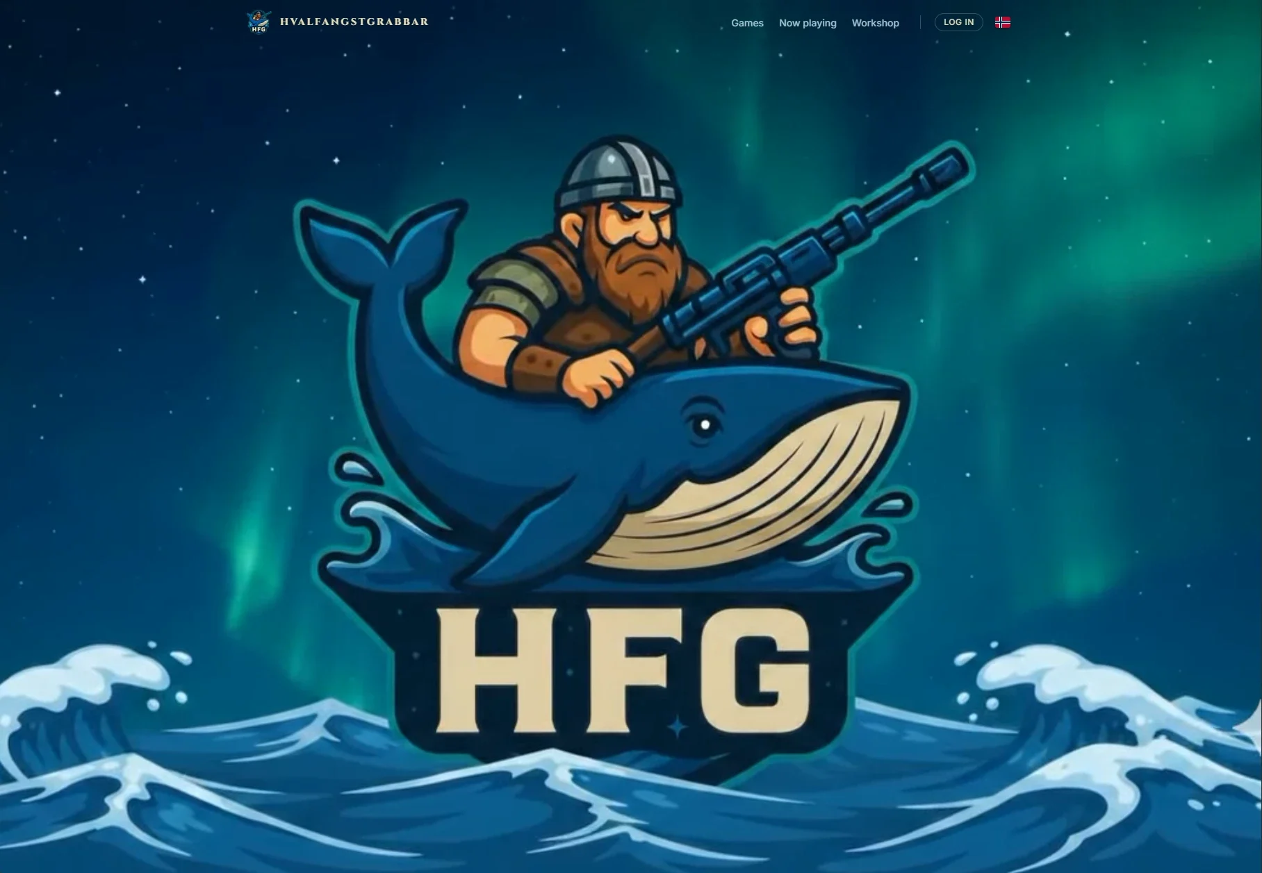 hvalfangstgrabbar.no homepage